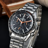 Japanese Quartz vk63 Sapphire Glass Panda dial vk63 Movement Chronograph Multi-function Men's Business Watch