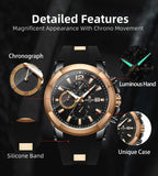 New Arrival Famous Brand Fashion with Date Waterproof Chronograph Luminous Sport Quartz Mens Wrist Watches - The Jewellery Supermarket