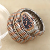 Brand New Classic Fashion Retro Style Snake Head Women's Watch - Luxury Roman Digital Dial AAA Gold Colour Gift