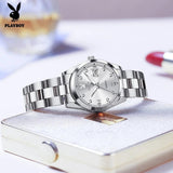 Top Brand Best Selling Fashion Trendy Original Stainless Steel Waterproof Luminous Calendar Quartz Women WristWatches