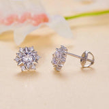 Awesome Stars And Five Quality High Moissanite Diamonds Earrings - 100% 925 Sterling Silver Fine Jewellery - The Jewellery Supermarket