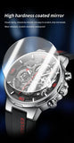 PLAYBOY Casual Quartz Luxury Sports Luminous Waterproof Fashion High-end Silicone Strap Men's Wristwatch