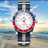 Luxury GMT515-24H Men's Watch Diver 200m Bubble Mirror Glass BGW9 Super Luminous Stainless Steel Men's Analog Watches