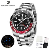 New LUXURY DESIGN Top Mechanical Automatic Watch Sports Rubber Diver Series Watch Luminous Date Display Wristwatches