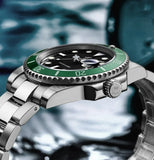 Luxury Brand 316L Stainless Steel Super Luminous Ceramic Bezel 200m Waterproof Classic Diving  Quartz Watch for Men