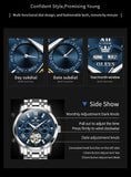 New High Quality Brand Multifunctional Waterproof Luminous Hollow Out Automatic Mechanical Watches