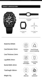 New Arrival Sport Calendar Top Brand Luxury Military Style Chronograph Rubber Quartz Original Men Watches - The Jewellery Supermarket