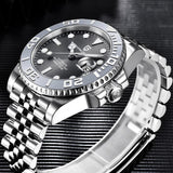 Brand Luxury 40mm Diver Automatic Watches for Men - NH35 Movement Sapphire Glass Men's Mechanical Wristwatches