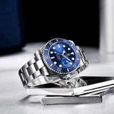 Popular Brand Waterproof Mechanical Automatic Men's Stainless Steel Sapphire Glass Writwatches - Best Gift