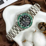 Solar Dive Luxury Quartz 316L Stainless Steel 300M Waterproof Diving Sport Watches