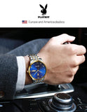 Famous Brand Business Classic Automatic Mechanical Dual Calendar Auto Date Waterproof Watches for Men