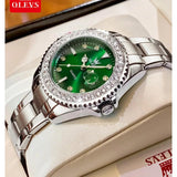 Original Luxury Brand Zircon Diamonds Dial Quartz Women Watches Fashion Business Bracelet Waterproof Wristwatch