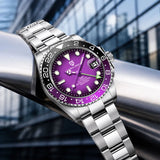 Top Brand 40mm Mechanical Watch Sapphire Glass 100M Waterproof Automatic Wristwatch