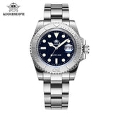 Black or Silver Finish 200m Diver BGW9 Luminous Men's Stainless Steel Quartz Watch