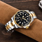 Popular Brand Waterproof Mechanical Automatic Men's Stainless Steel Sapphire Glass Writwatches - Best Gift