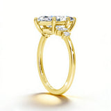 Impressive GRA Certified 2CT Marquise Cut Moissanite High Quality 14K Gold Filled Ring