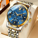 Top Brand Original Stainless Steel Waterproof Quartz, High Quality Trend Casual Men Wrist Watches for Men