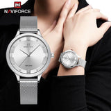 New Arrival Simple Quartz 3ATM Waterproof Mesh Steel Band Women Business Watches - Ideal Gifts - The Jewellery Supermarket