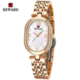 New Top Brand Fashion Luxury Quartz Wrist Watches Stainless Steel Strap Women Wristwatch - Ideal Gifts
