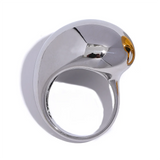 18K Gold Plated Stainless Steel Half Empty Chunky Exclusive Ring