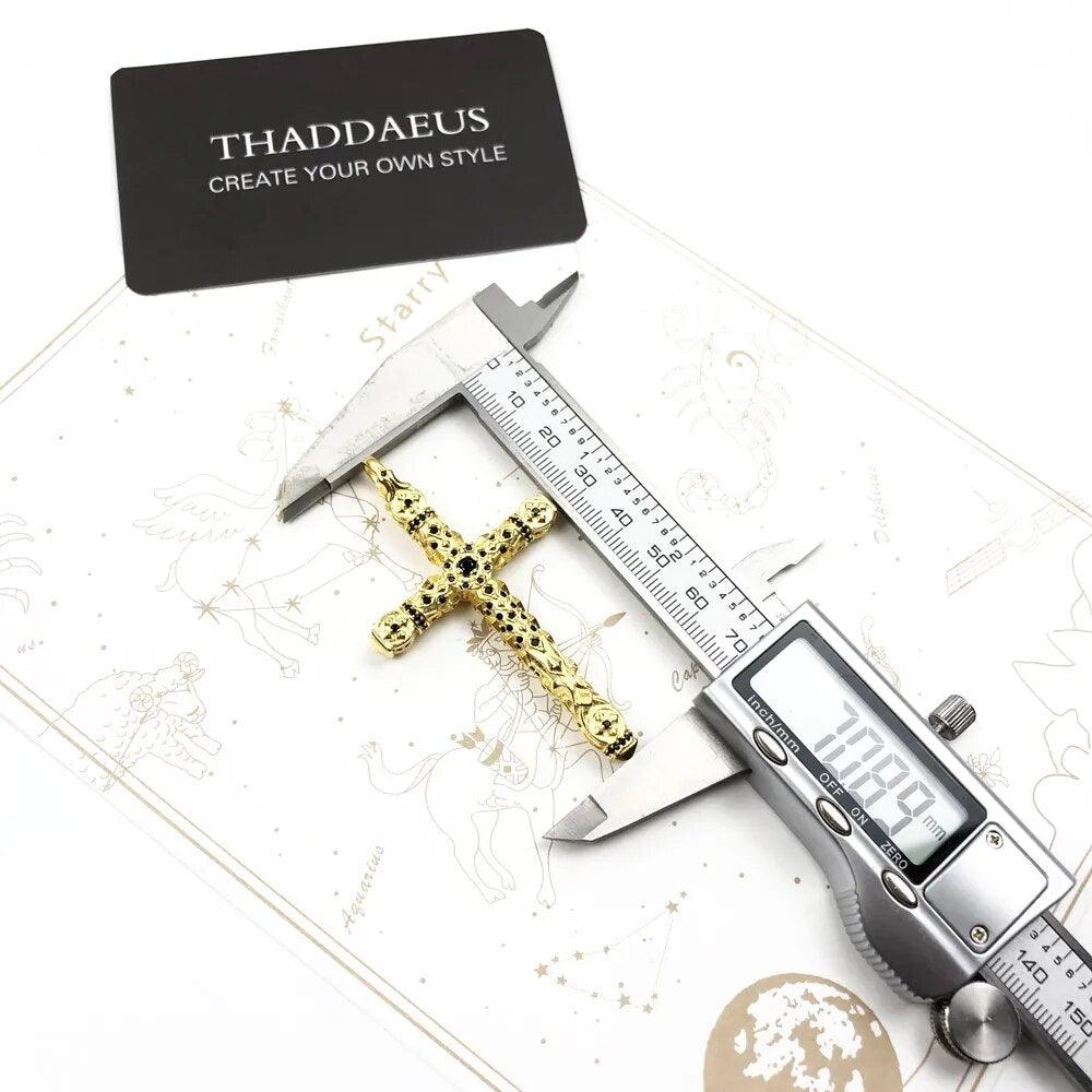 Brand New Large Richly Ornamented Cross Pendant, 925 Sterling Silver Masterful Jewellery Vintage Gift For Women and Men - The Jewellery Supermarket