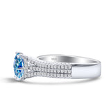 Selection of 2 Carat Multicolour VVS1 D Colour Moissanite Silver Wedding Rings