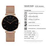 Best Price Elegant Women Watches Japan Quartz Movement Waterproof Rose Gold Stainless Steel Mesh Ladies watches