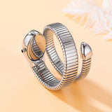 Famous Brand Dress Jewellery Fashion Quartz Snake Watch For Women