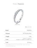 Exquisite Round VVS1 D Colour Moissanite 925 Sterling Silver Ring Fine Jewelry
