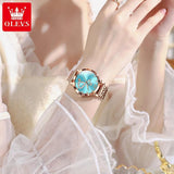 Beautiful Love  inlaid Zirconia Heart Design Steel Band Women's Quartz Watch  - Ideal present
