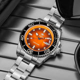 Top Brand Popular Quartz 200M Waterproof Super Luminous Luxury AD2089 Stainless Steel Silicone Strap Wristwatches