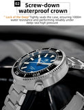 Sapphire Crystal 3D Dial Bright Lume 1000m Water Resistance Automatic Dive Watch