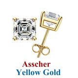 Dazzling 0.5-3ct Moissanite Diamond Sterling Silver Stud Earrings for Women Men