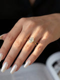 Terrific VVS1 D Colour 5 Carat Brilliant Oval Moissanite Diamond Engagement Ring