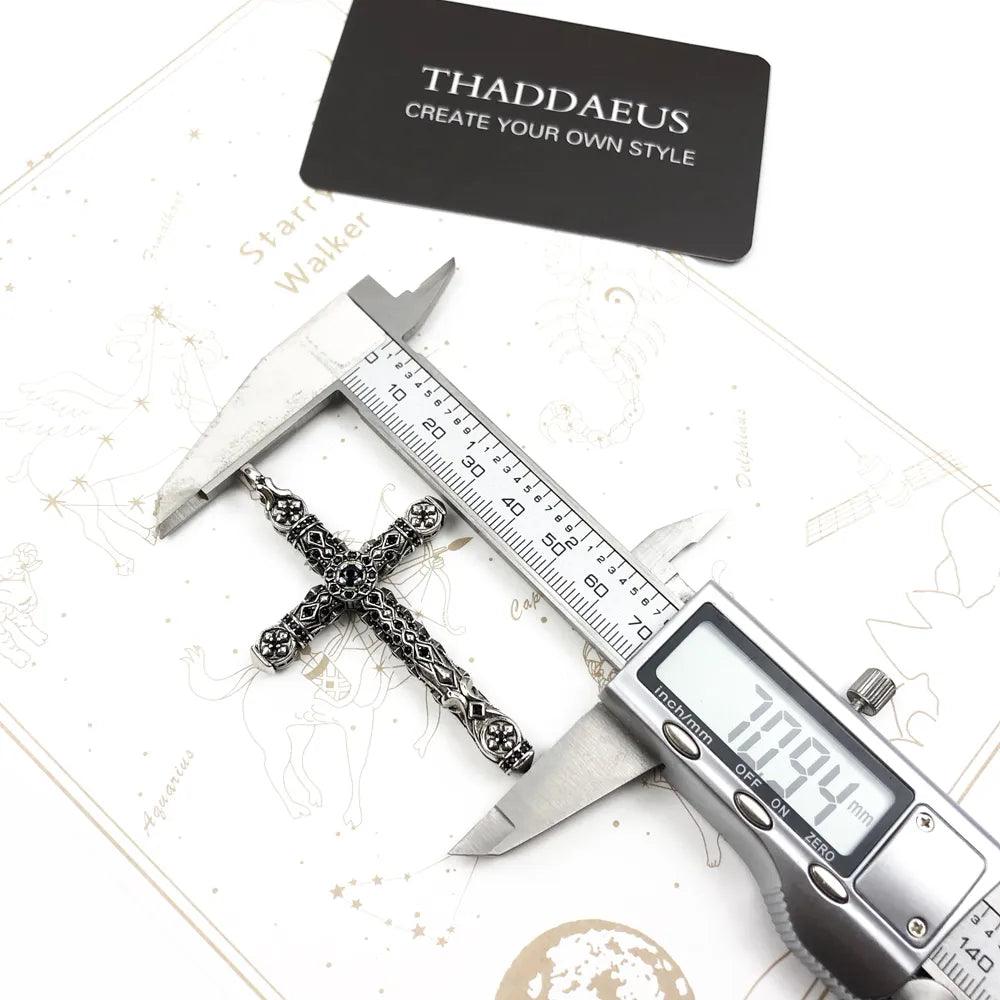 Brand New Richly Ornamented Cross Pendant 925 Sterling Silver Fine Jewellery Gift For Women Men - The Jewellery Supermarket