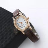 New Arrival Quartz Classic Fashion Simple Retro Real Leather Women's Watches - Ideal Gifts for All Year Round - The Jewellery Supermarket