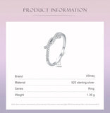 Staggered Line Real 925 Sterling Silver AAAA Lab Created Diamond Stackable Ring