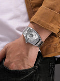 Luxury Classic Brand Multicolour Triangle Quartz Wristwatches -  Dial wth Roman Numerals Business Mens Wristwathes