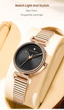 Leisure Fashion New Women's Watch Top Brand Mini Dial Stainless Steel Mesh Strap Nordic 3Bar Waterproof Watches