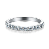 Real VVS1 D Colour Moissanite Diamond Stackable Rings Fine Jewellery