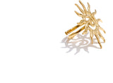 18K Gold Plated  Stainless Steel Hot Style Metal Sun Adjustable Trending Ring