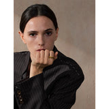 18K Gold Plated Stainless Steel  Heart Love Casting Open Ring Popular Fashion Jewellery
