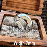 Dome High Polish Finish 2-10MM  White Tungsten Wedding Couple Rings Comfort Fit