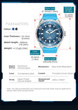NEW Design Solar Powered Dive Quartz 300M Waterproof Sports Diving Steel Watch