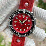 Automatic Dive Stainless Steel 300m Water Resistant Ceramic Bezel Sport Tuna Watch