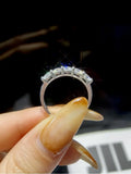Amazing vvs1 D Colour 1.5CT Moissanite Eternity Rings Luxury Fine Jewellery