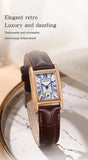 Luxury Design Rectangular Quartz Ladies Watches Creative Waterproof Wristwatches for Women - Ideal Gifts