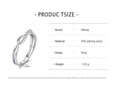 Geometric Design Dazzling AAAA Lab Created Diamond 925 Sterling Silver Ring