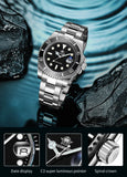 New Arrival Stainless Steel 20Bar Waterproof Men's European and American Business Leisure Outdoor Sports Quartz Watch