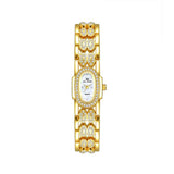 Fashion Gold Bracelet Stainless Steel Quartz Vintage Ladies Watches -  Zircon Diamonds Wristwatches Gifts for Women